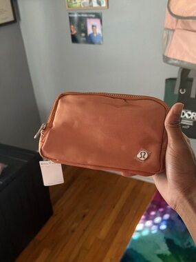 lululemon athletica brown cross bag